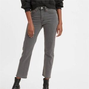 Levi’s Wedgie Straight‎ Leg Jeans 24 Grey
